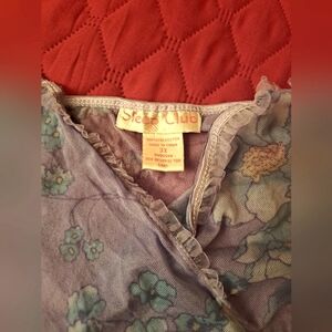 2 Piece Sheer Lavender PJ Size 3X